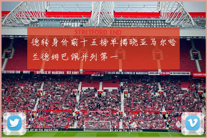 德转身价前十五榜单揭晓亚马尔哈兰德姆巴佩并列第一