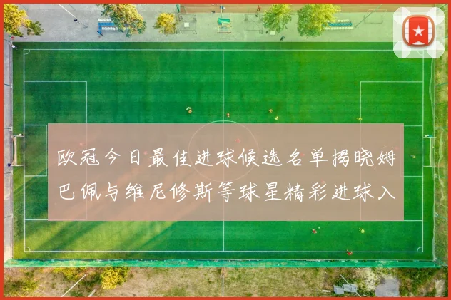 欧冠今日最佳进球候选名单揭晓姆巴佩与维尼修斯等球星精彩进球入围